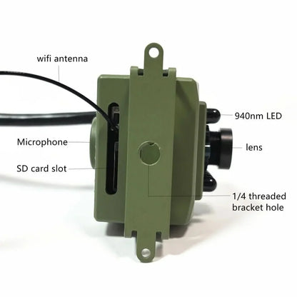 Birdwatching Camera 1080P Wi-Fi Weatherproof Night Vision