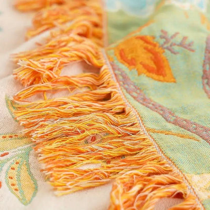 Blanket 100% Cotton Reversible Jacquard Weave