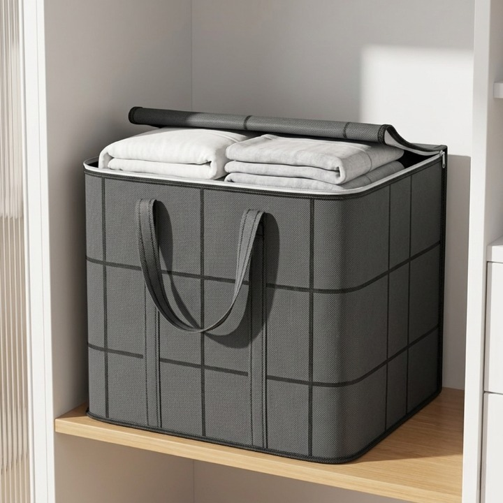 Blanket & Bedding Storage Bag Tear-Resistant Double Zipper