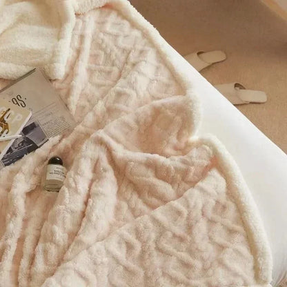 Blanket Reversible Microfiber Flannel & Lambswool