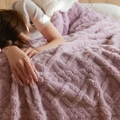 Blanket Reversible Microfiber Flannel & Lambswool