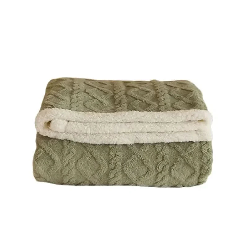 Blanket Reversible Microfiber Flannel & Lambswool