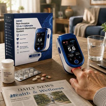 Blood Glucose Monitor Non-Invasive Laser Compact Design