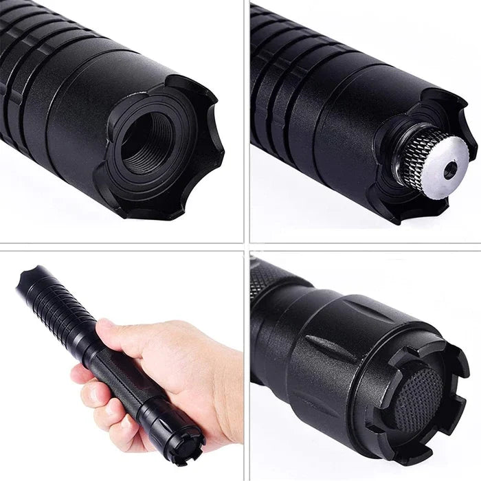 Blue Laser Torch Adjustable Focus Fire-Starting Tool