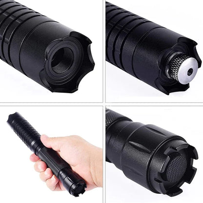 Blue Laser Torch Adjustable Focus Fire-Starting Tool
