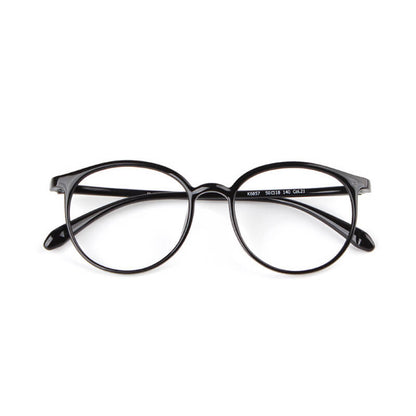 Blue Light Glasses Round Plastic Frame Multiple Strengths