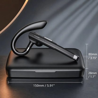 Bluetooth Headset Dual-Mic Noise Cancelling 25 Hour Talk Time