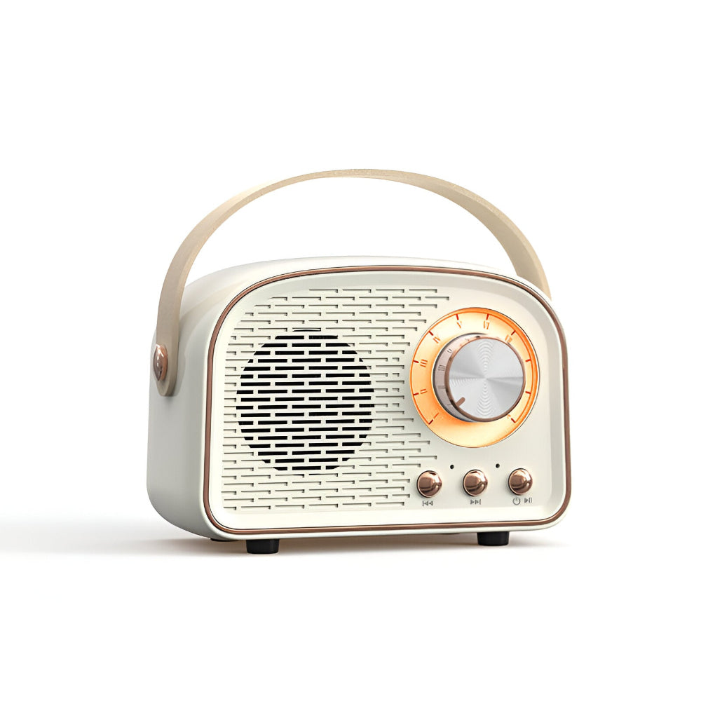 Bluetooth Speaker Retro Wood Finish Portable