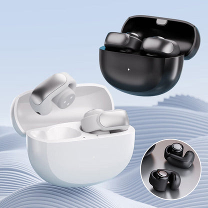 Bluetooth Sports Headphones Open-Ear 48-Hour Battery Noise-Canceling Mics