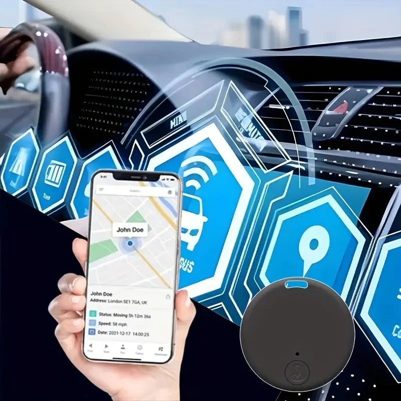 Bluetooth Tracker App-Connected Loud Alarm Two-Pack