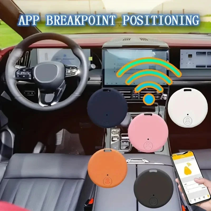 Bluetooth Tracker App-Connected Loud Alarm Two-Pack