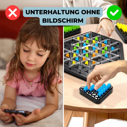 Board Game Triangle Chain Mechanism 2-4 Players