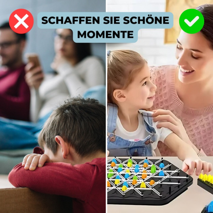 Board Game Triangle Chain Mechanism 2-4 Players