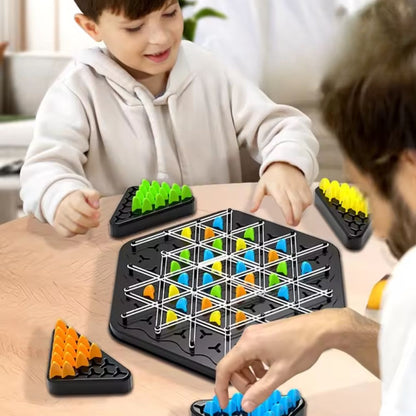 Board Game Triangle Chain Mechanism 2-4 Players