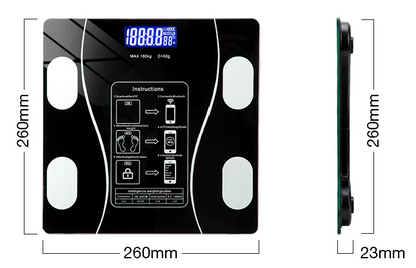 Body Composition Scale 11 Measurements Bluetooth App Sync