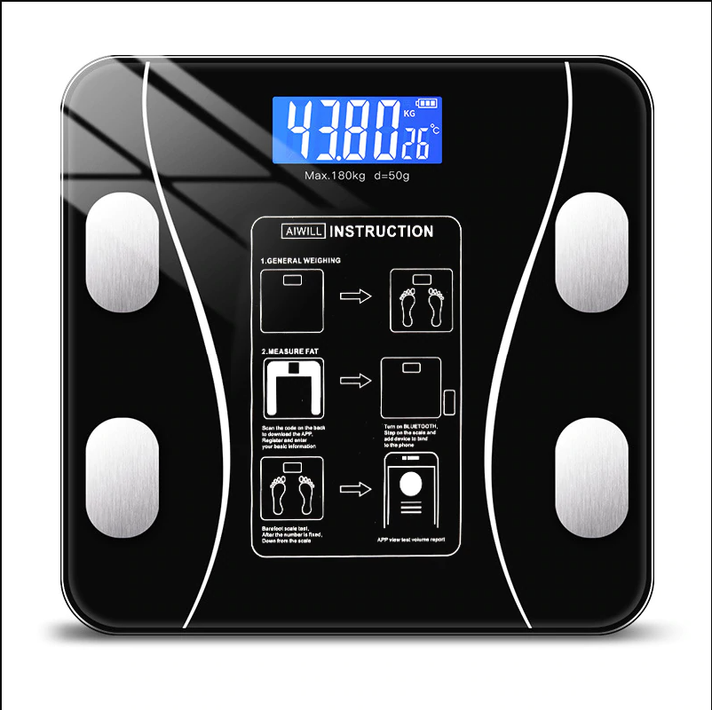 Body Composition Scale 11 Measurements Bluetooth App Sync