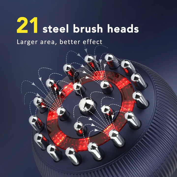 Body Massager 4-in-1 Stainless Steel Heads USB Rechargeable