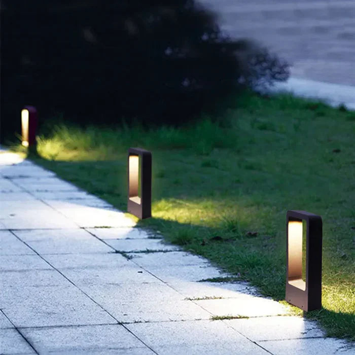Bollard Light Warm White LED IP65 Aluminum