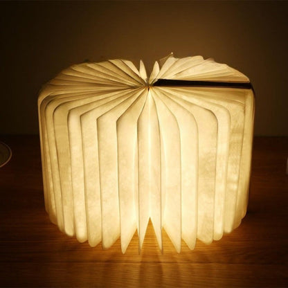 Book Lamp Foldable Rechargeable Adjustable Brightness