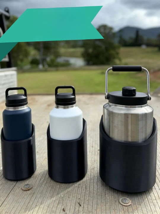 Bottle Holder Magnetic Rubber-Coated Magnets Fits 1 Gallon