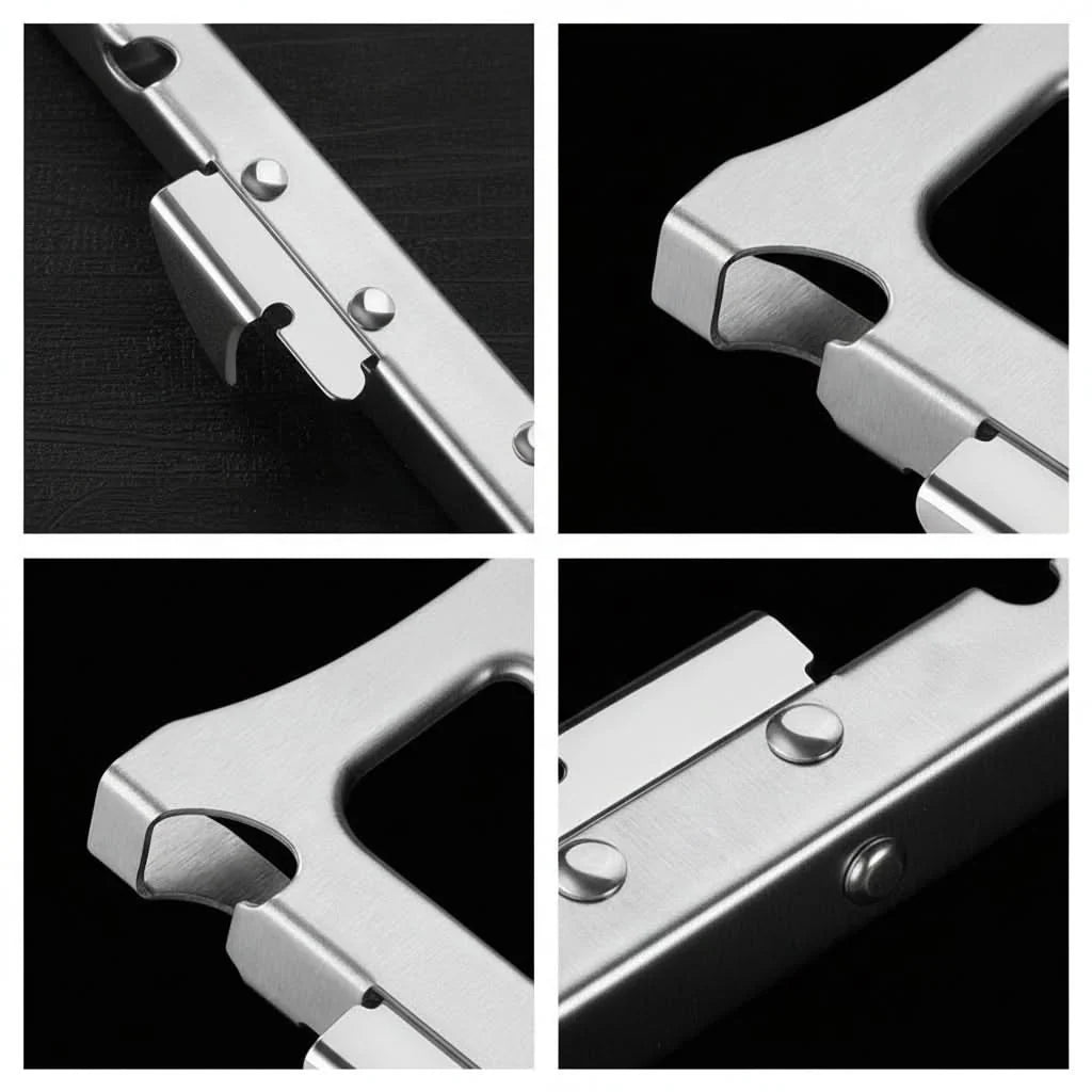 Bottle & Jar Opener Stainless Steel Ergonomic Grip