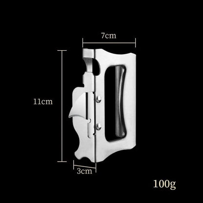 Bottle & Jar Opener Stainless Steel Ergonomic Grip