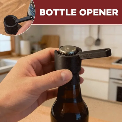 Bottle Opener Precision Lever Pocket-Sized & Lightweight Hand-Safe Edges