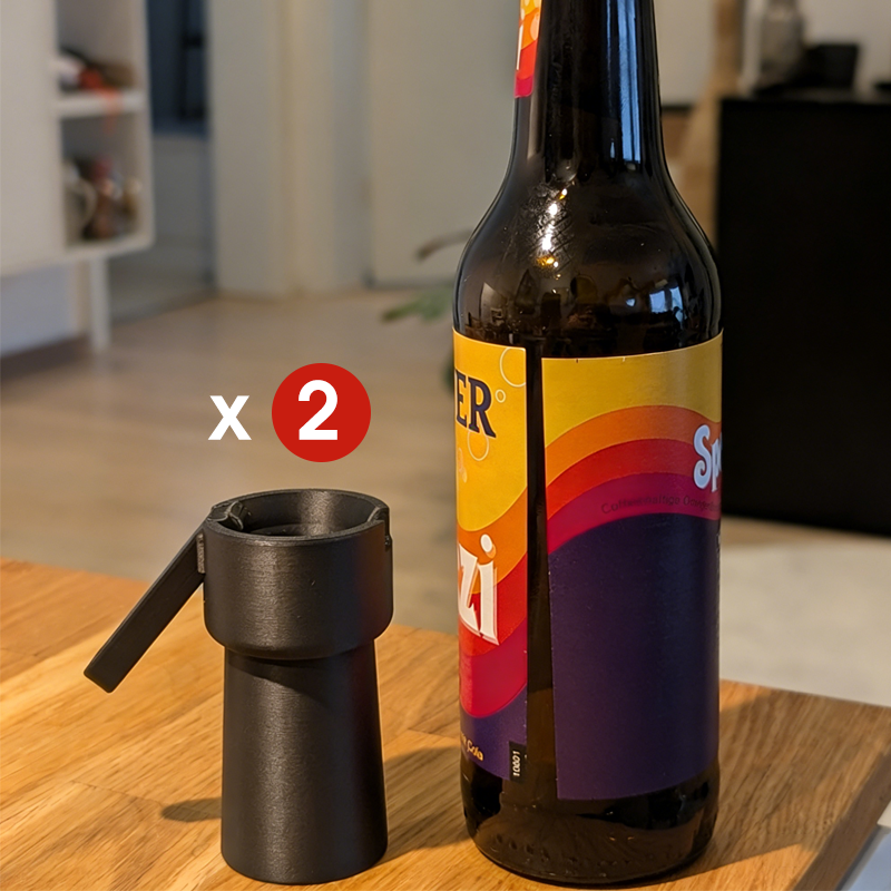 Bottle Opener Precision Lever Pocket-Sized & Lightweight Hand-Safe Edges