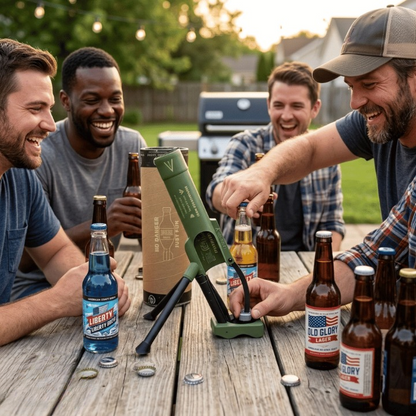 Bottle Opener Tactical Tripod Stand Single-Pull