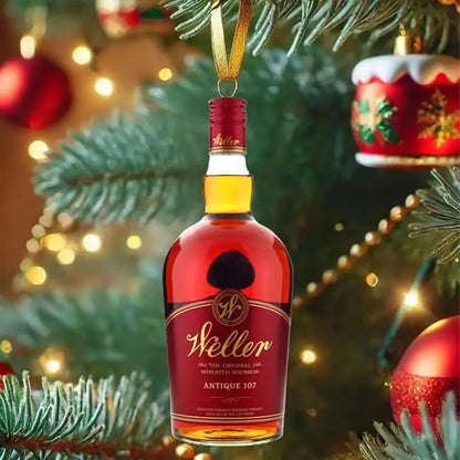 Bourbon Advent Calendar Acrylic 24 Bottle Ornaments