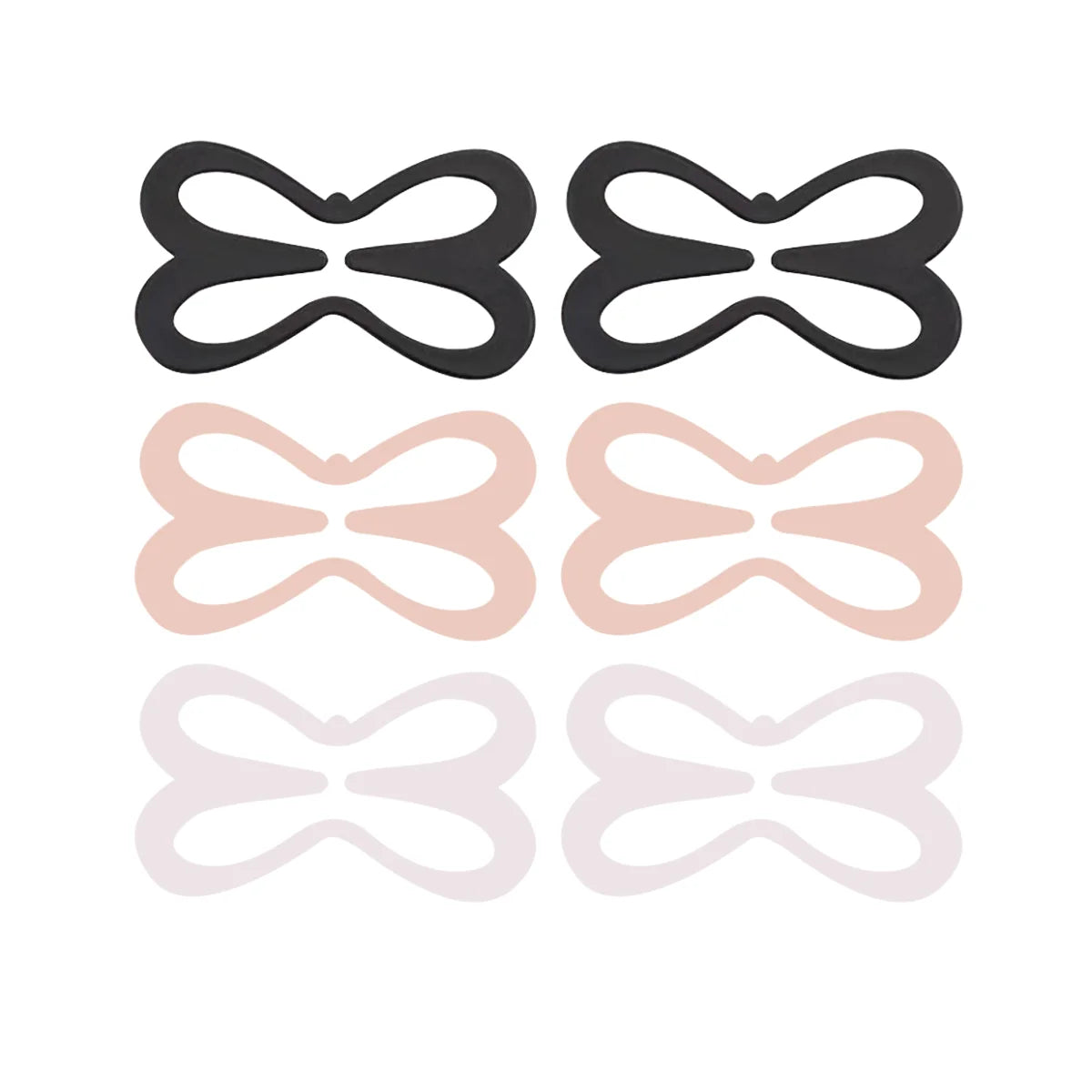 Bra Strap Clips Butterfly Racerback Converter Flat Design