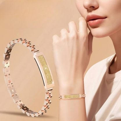 Bracelet Activity-Tracking Stainless Steel 5-Day Battery