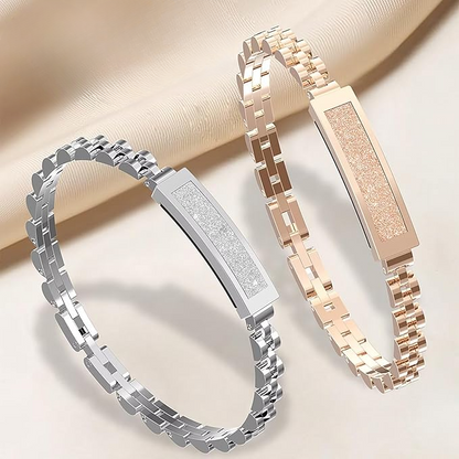 Bracelet Activity-Tracking Stainless Steel 5-Day Battery