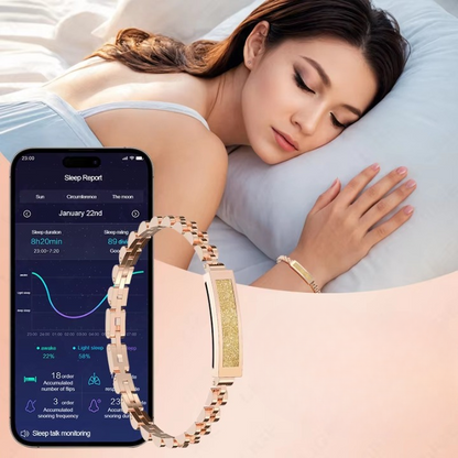 Bracelet Activity-Tracking Stainless Steel 5-Day Battery