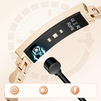 Bracelet Activity-Tracking Stainless Steel 5-Day Battery