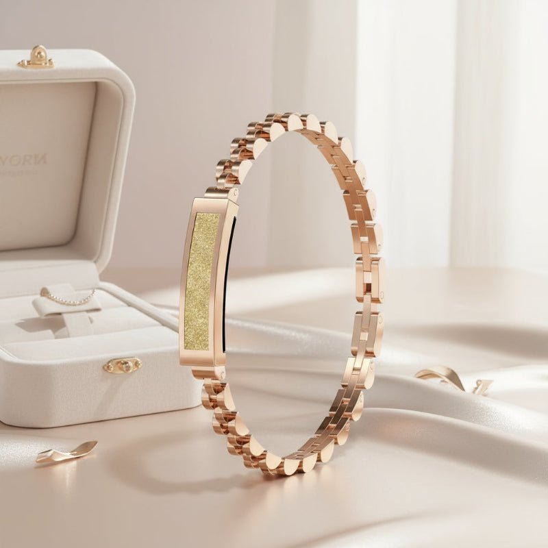 Bracelet Activity-Tracking Stainless Steel 5-Day Battery