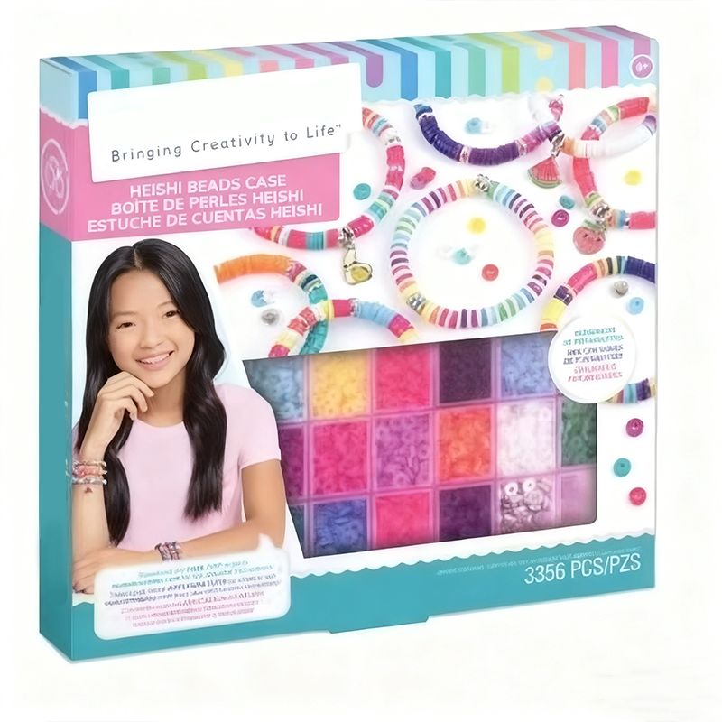 Bracelet Craft Kit Click Dispensing Heishi Beads Starter Set
