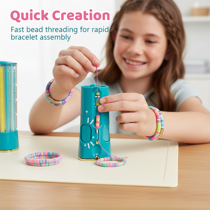 Bracelet Craft Kit Click Dispensing Heishi Beads Starter Set