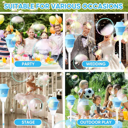 Bubble Machine 20,000 Bubbles Per Minute LED & Music