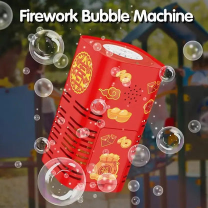 Bubble Machine Colorful LED Battery Operated