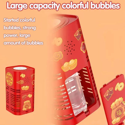 Bubble Machine Colorful LED Battery Operated
