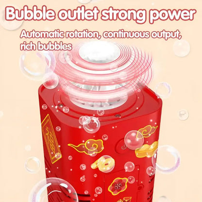 Bubble Machine Colorful LED Battery Operated