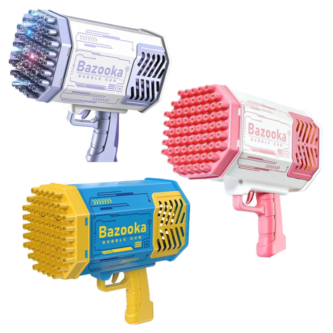 Bubble Machine Integrated LED 69 Bubble Holes Battery Operated
