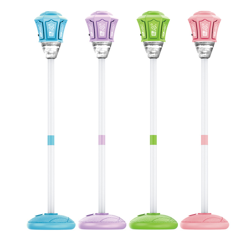 Bubble Machine Lamppost LED Remote Control Battery Powered