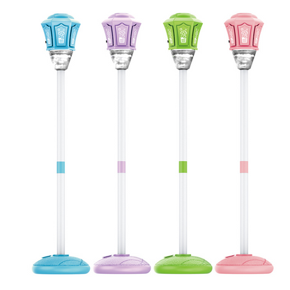 Bubble Machine Lamppost LED Remote Control Battery Powered