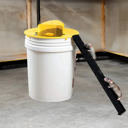 Bucket Rodent Trap Auto-Reset Fits 5-Gallon Bucket Two Ladders