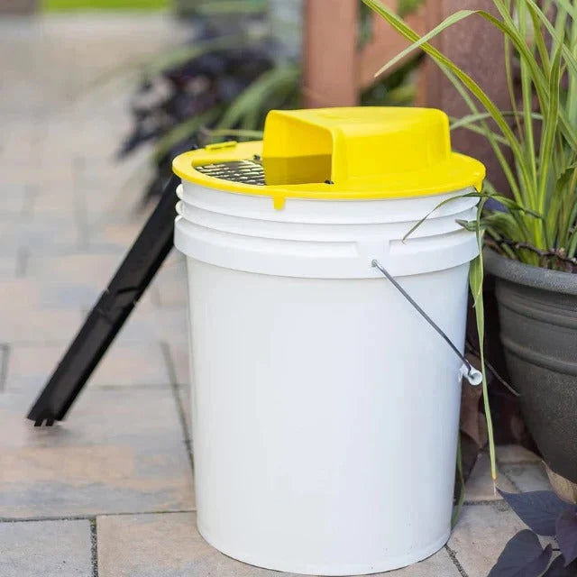 Bucket Rodent Trap Auto-Reset Fits 5-Gallon Bucket Two Ladders