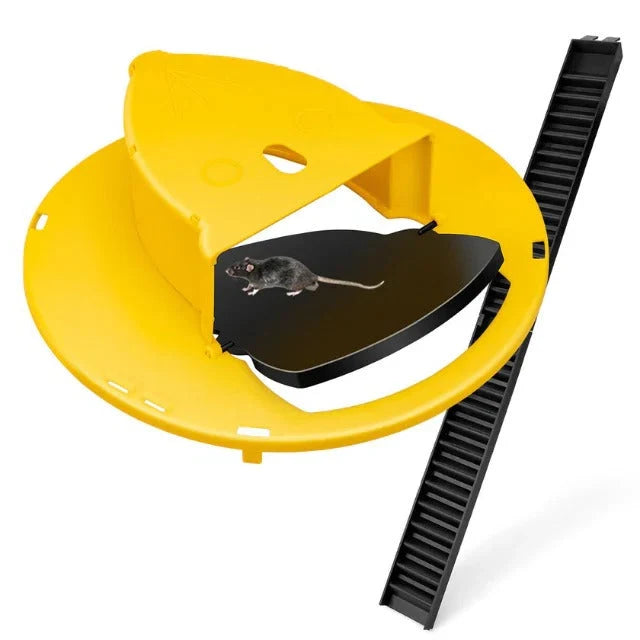 Bucket Rodent Trap Auto-Reset Fits 5-Gallon Bucket Two Ladders