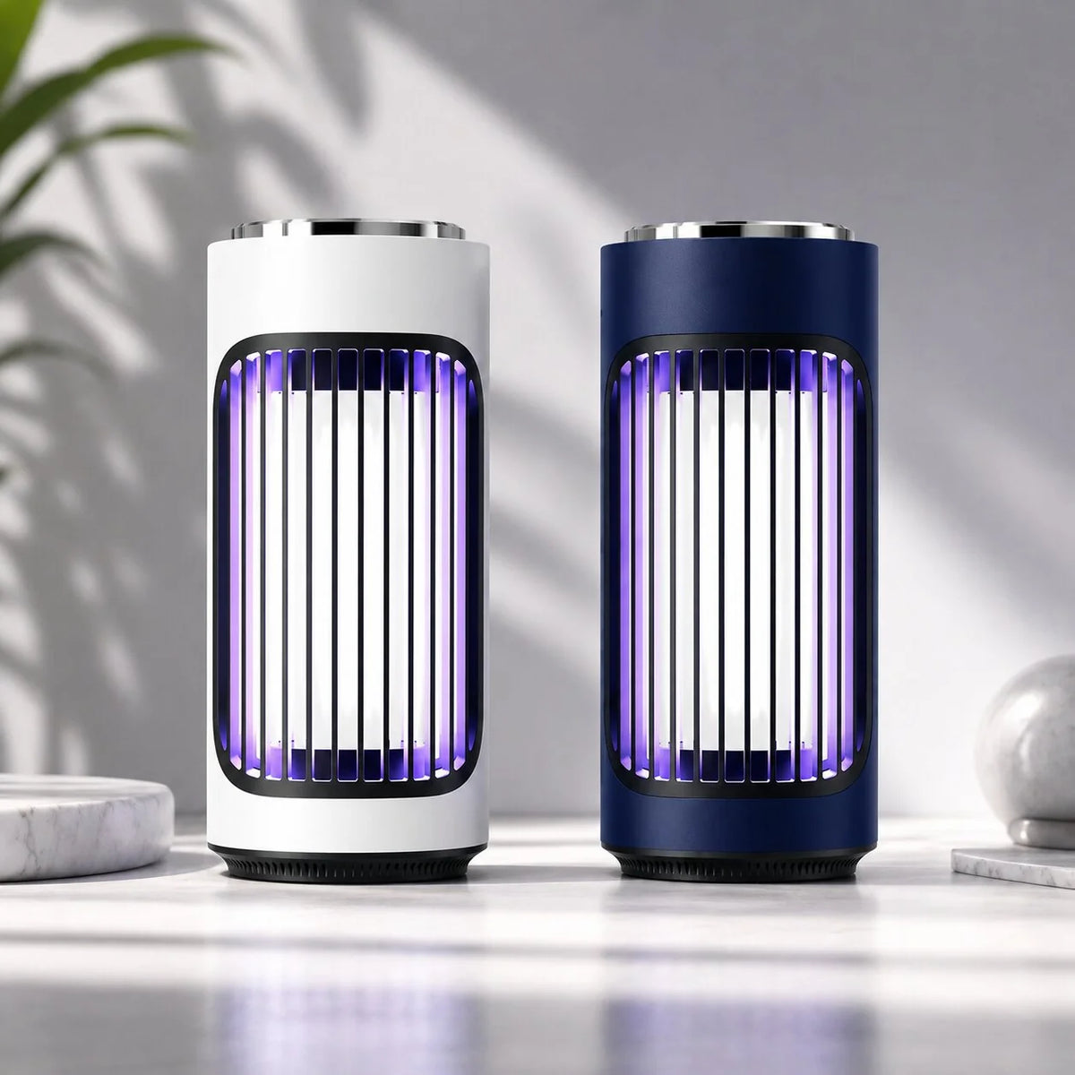 Bug Zapper Lamp 360 Degree UV Rechargeable & Plug-In