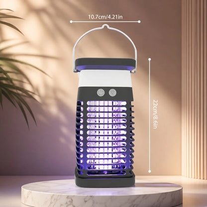 Bug Zapper Lantern Dual-Mode Solar & USB-C Rechargeable